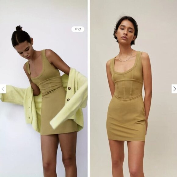 Urban Outfitters Ramona Corset Knit Mini Dress - Picture 2 of 9